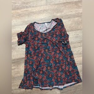 Cute BoHo floral print LuLaRoe top